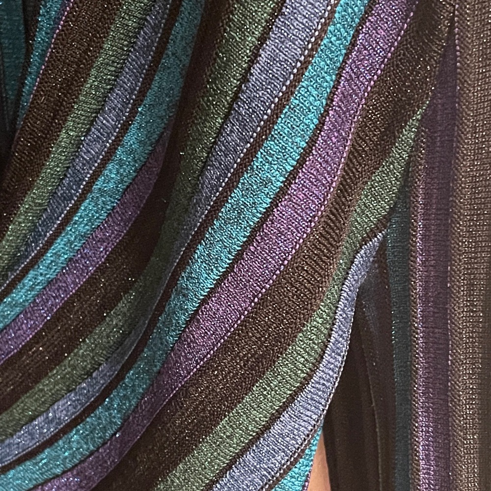 Ronny Kobo Collection Multicolor Striped Blouse